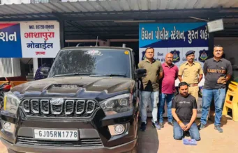 यूपी के लाइसेंस वाली पिस्तौल के साथ धाक जमाने के लिए सूरत में पिस्तौल कमर पर रखकर घूमता था