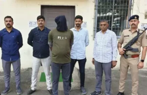 गुजरात के वलसाड जिले के वापी शहर में मई 2023 में भाजपा नेता शैलेश पटेल की हत्या का आरोपी UP जेल से पकड़ाया.