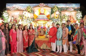 विशाल श्री श्याम भजन संध्या एवं निशान यात्रा का हुआ आयोजन