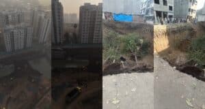 अलथान के बाद वराछा क्षेत्र में निर्माण कार्य के दौरान दीवार ढहने की घटना बनी