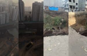 अलथान के बाद वराछा क्षेत्र में निर्माण कार्य के दौरान दीवार ढहने की घटना बनी