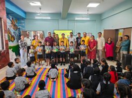 जरूरतमंद बच्चों के साथ मनाई होली, 150 से अधिक छात्रों को वितरित की गई होली किट