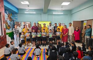 जरूरतमंद बच्चों के साथ मनाई होली, 150 से अधिक छात्रों को वितरित की गई होली किट