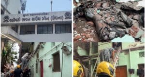 सूरत में जर्जर मकान की गैलरी और सीढ़ी ढही, मानसून के बीच उधना जोन-ए की निगरानी पर उठे सवाल Pandesara