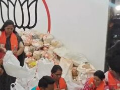 नवसारी-वलसाड के लिए भाजपा ने भेजी राहत सामग्री