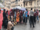 जर्जर आवासों के पुनर्विकास की मांग को लेकर भेस्तान के निवासियों का मनपा मुख्यालय पर प्रदर्शन smc
