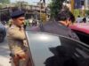 क्या पुलिस पर ही ट्रैफिक नियम लागू नहीं होते? गांधीनगर के आदेश के बावजूद ‘Police’ लिखे वाहनों में Black Film!