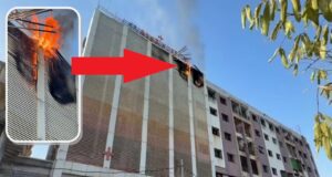सचिन में A to Z अस्पताल के ऊपर मकान में भीषण आग: फायर ब्रिगेड की 5 गाड़ियां और पुलिस ने संभाला मोर्चा, कोई जनहानि नहीं